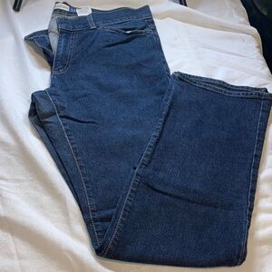 Women's Straight Leg Jeans - Blue